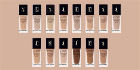 fondo illuminante clarins o ysl|ysl foundation color guide.